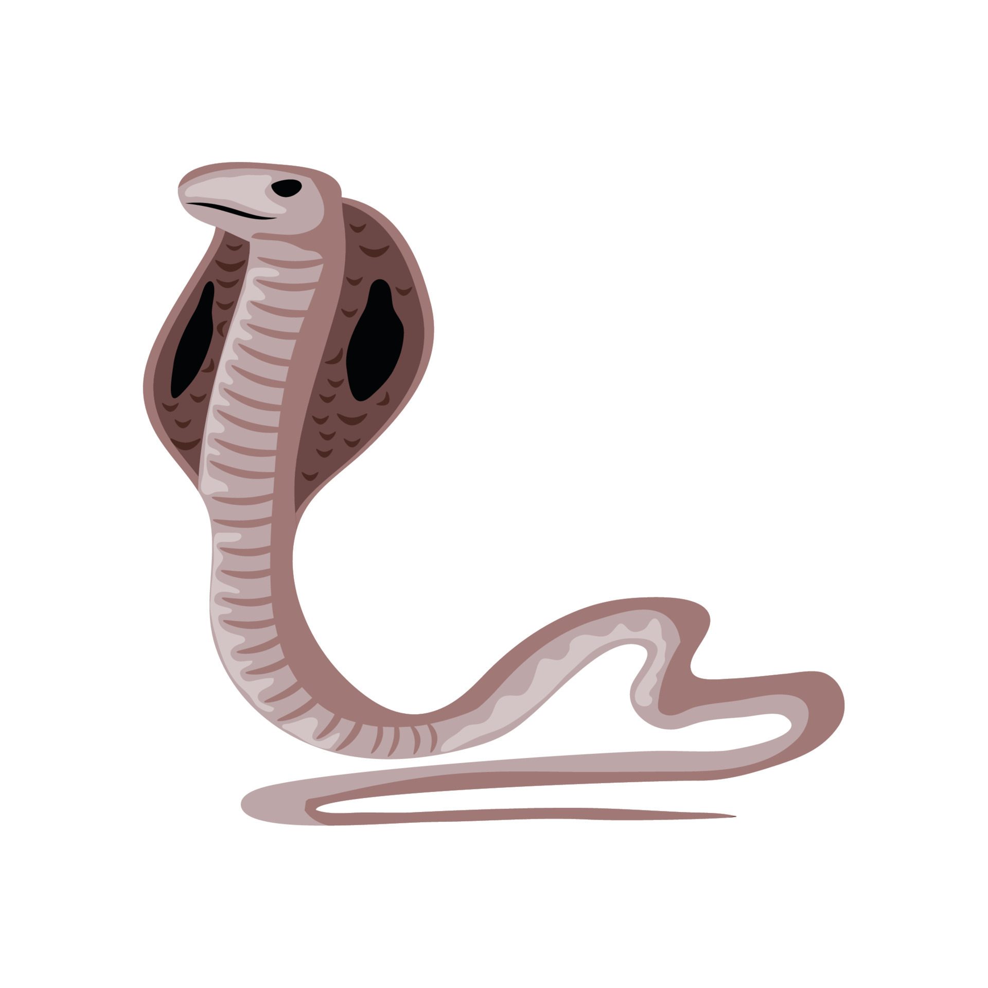 green king cobra snake 8769502 Vector Art at Vecteezy