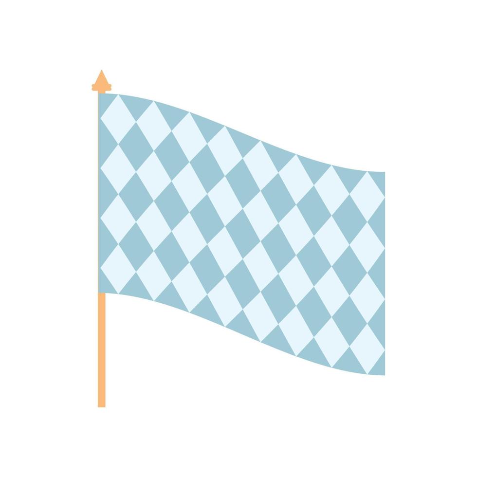 icono de la bandera de oktoberfest vector