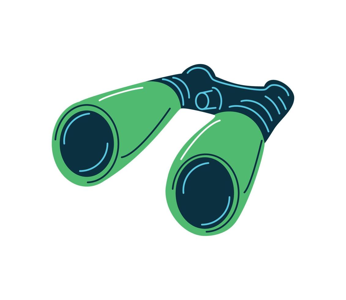 binoculars equipment icon vector