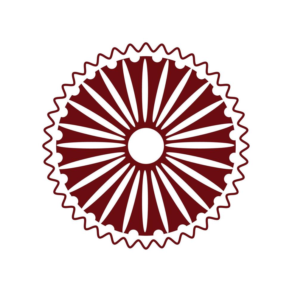 india wheel style vector