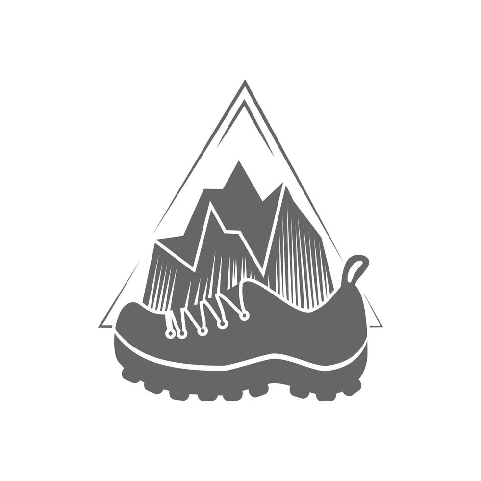 climbing sport label vector