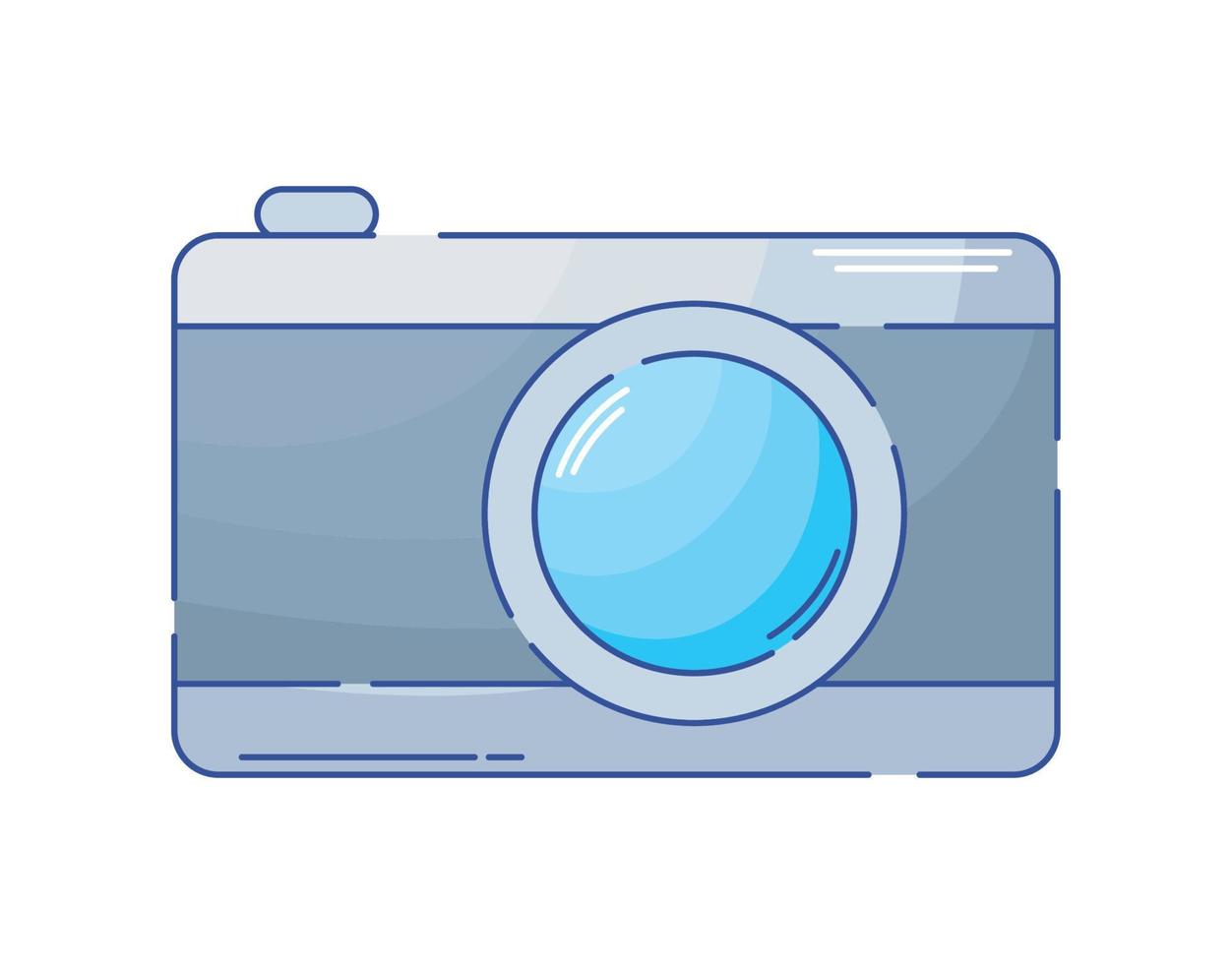 photographic camera icon vector