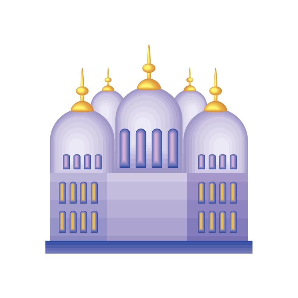 mosque palace icon vector