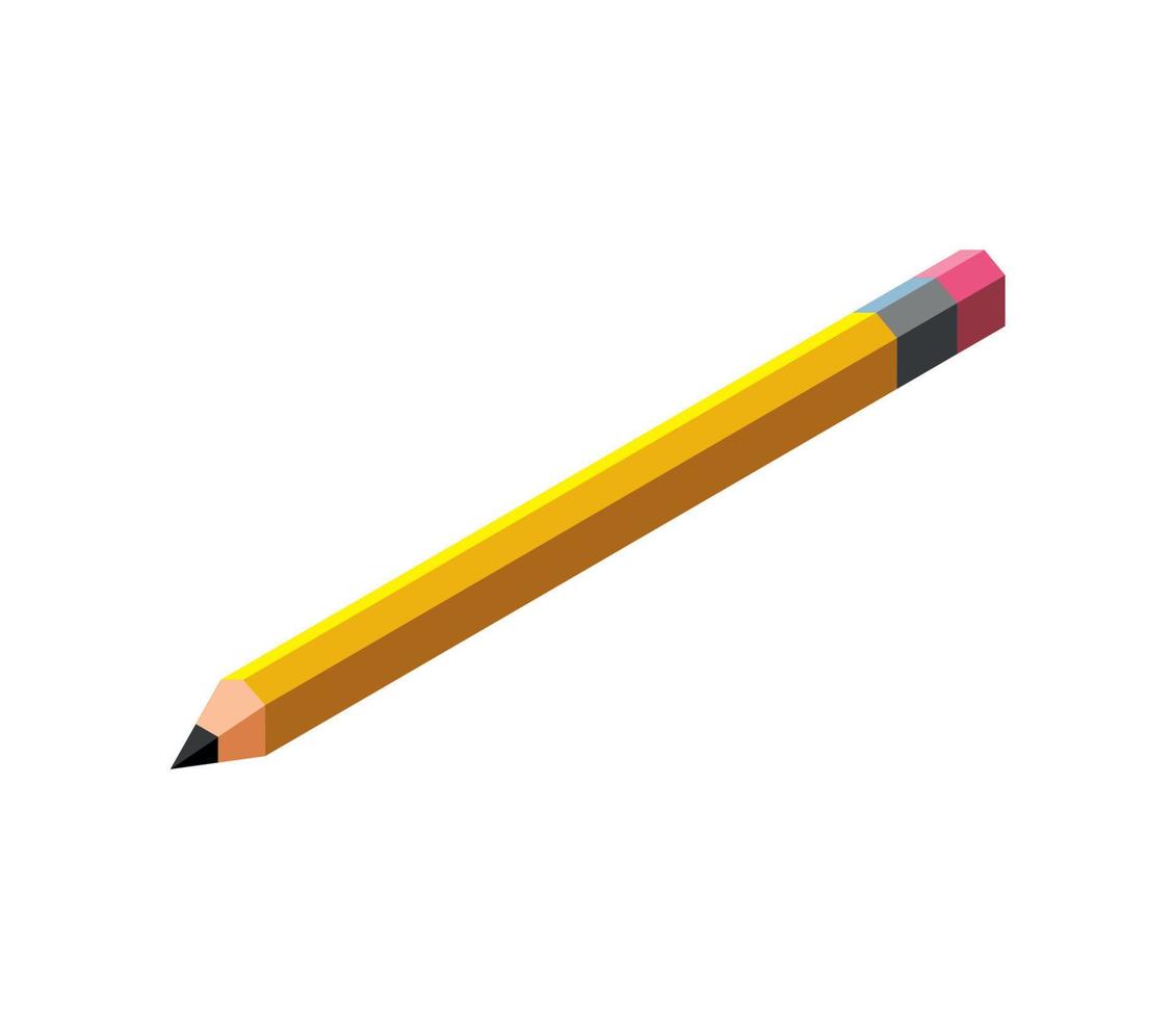 material escolar lápiz vector