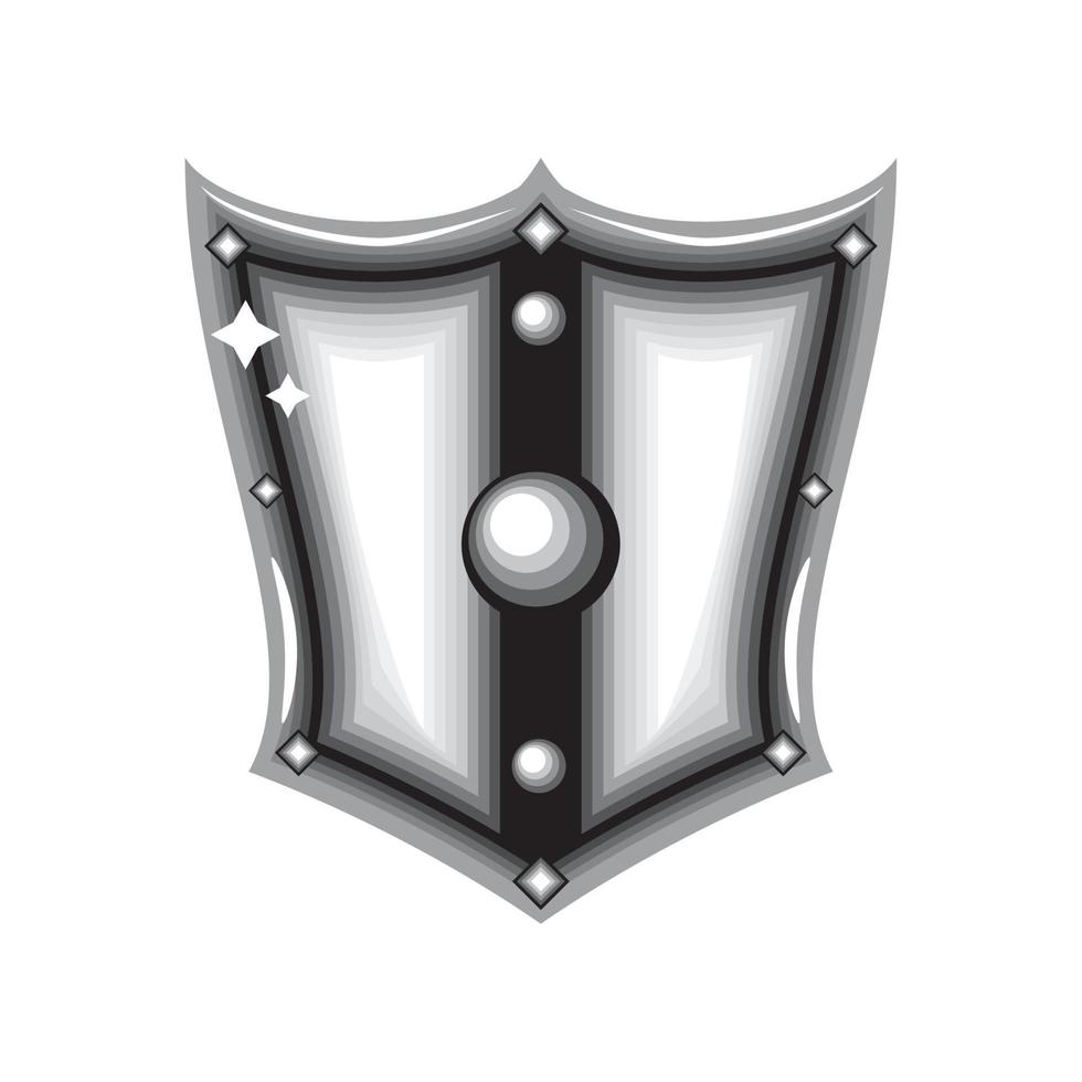 shield emblem icon vector