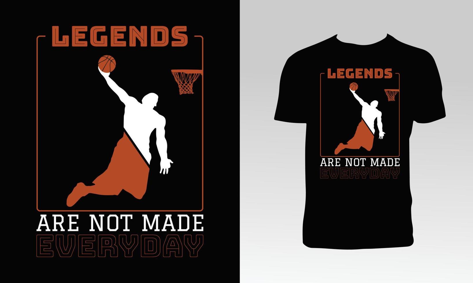 Basketball Vector T Shirt Design