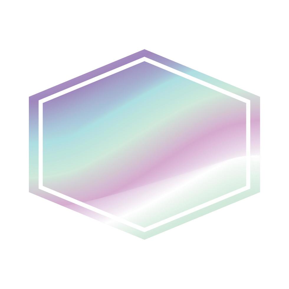 holographic vector icon