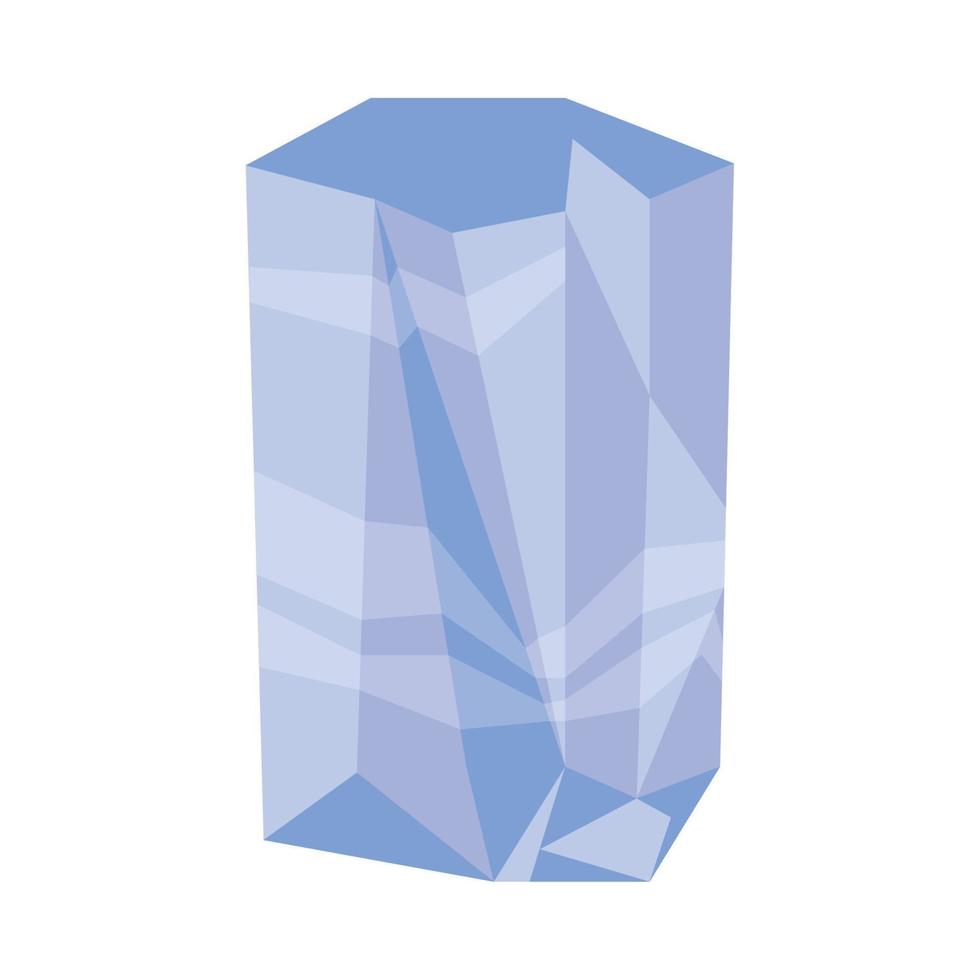 healing crystal gemstone vector