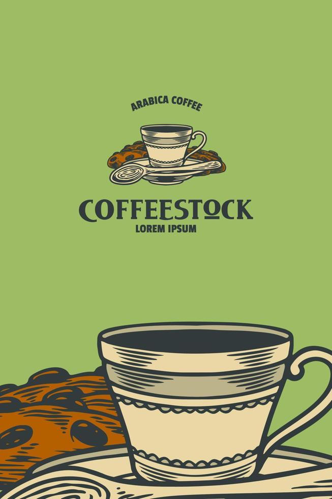 Ilustración de vector de taza de café