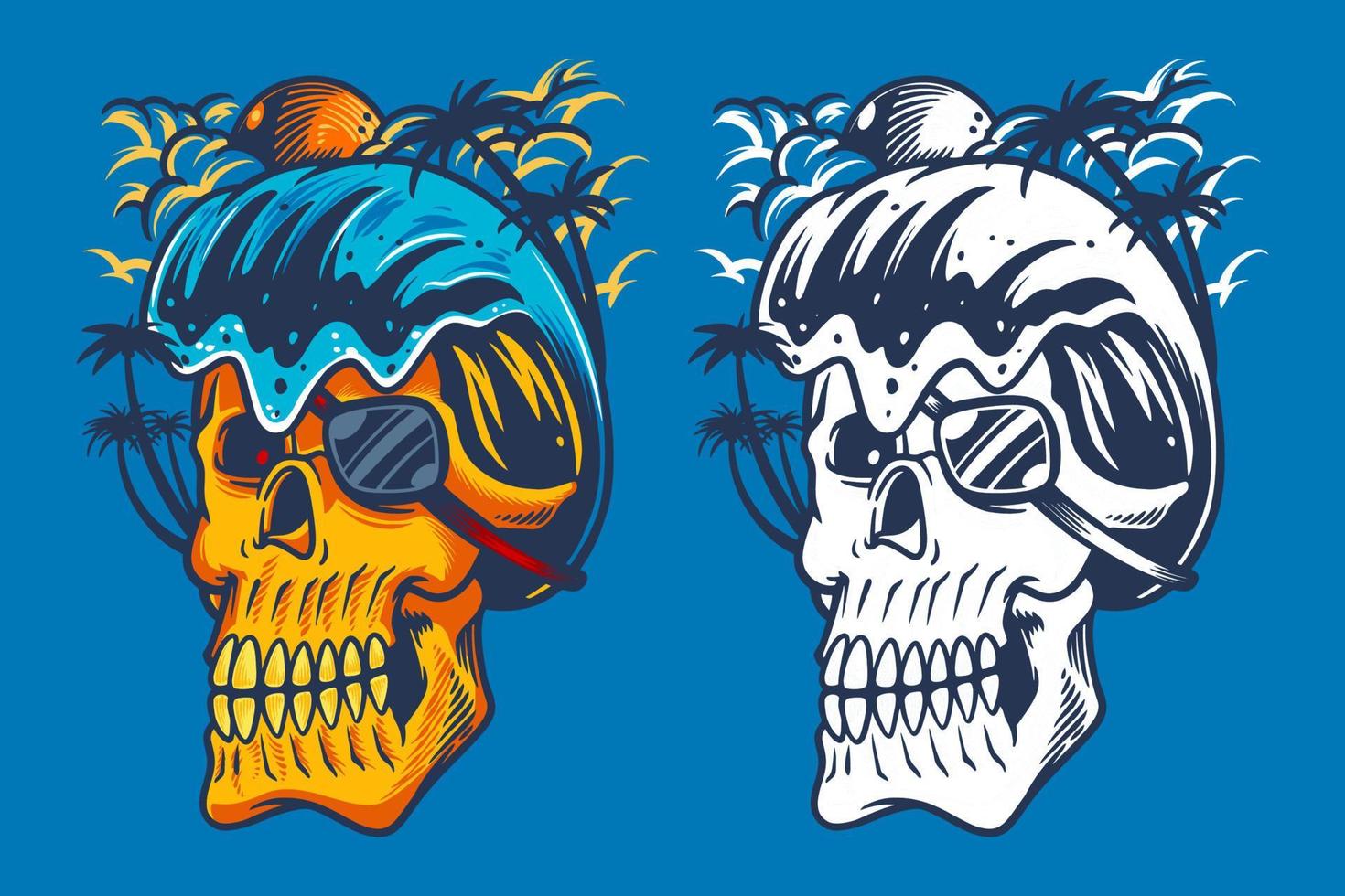 SKULL ILLUSTRATION NEW FILE 1-06 vector