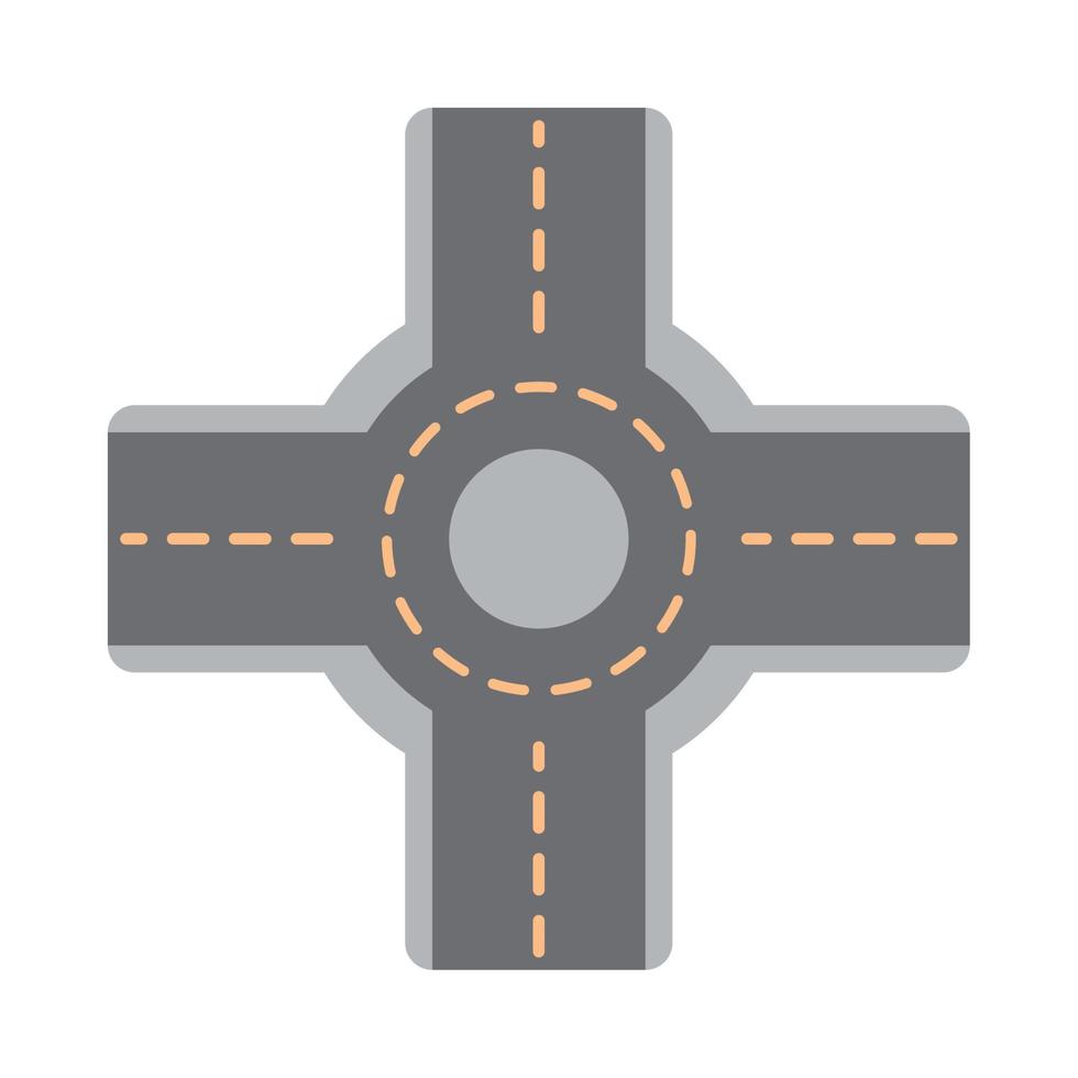 road trip route vector