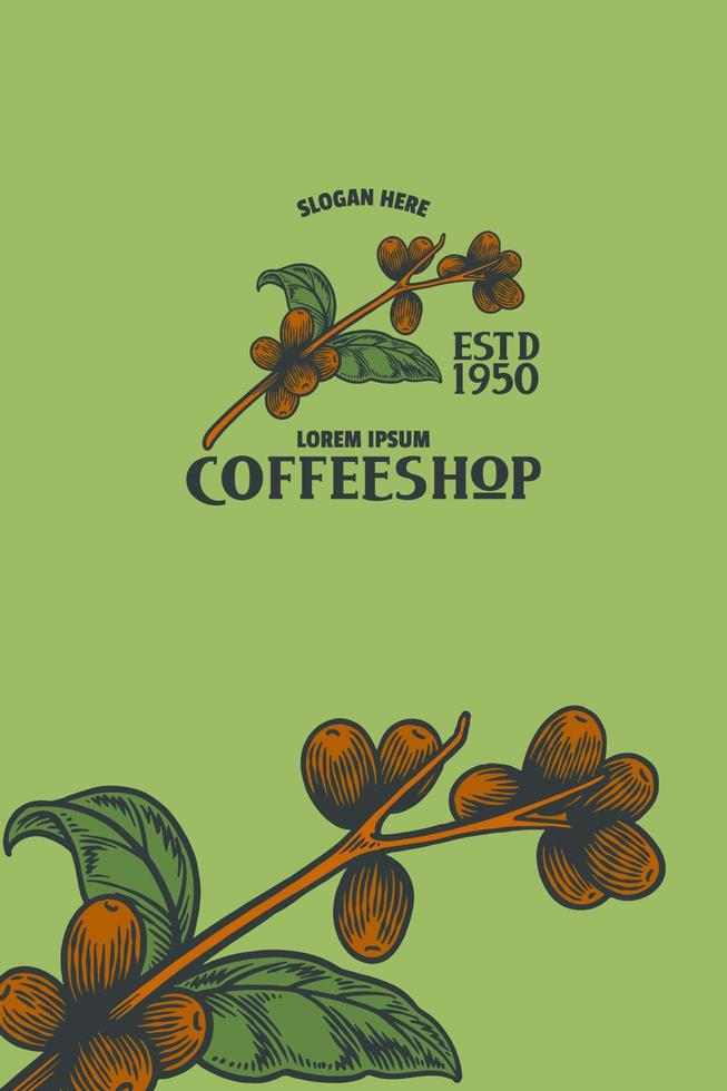 coffee bean vector illustration