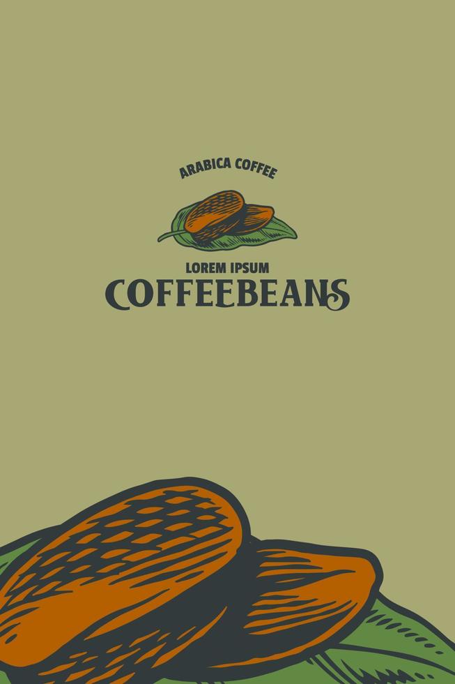 coffee bean vector illustration