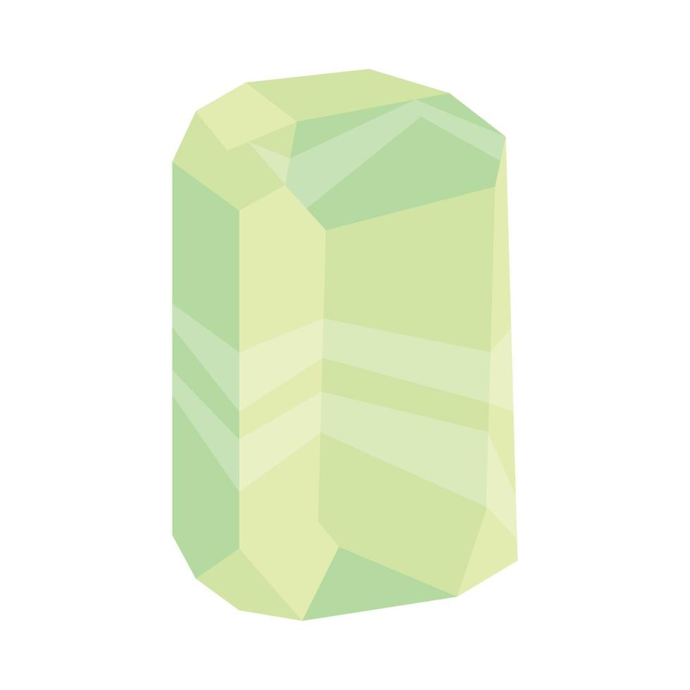 mineral de cuarzo de cristal curativo vector