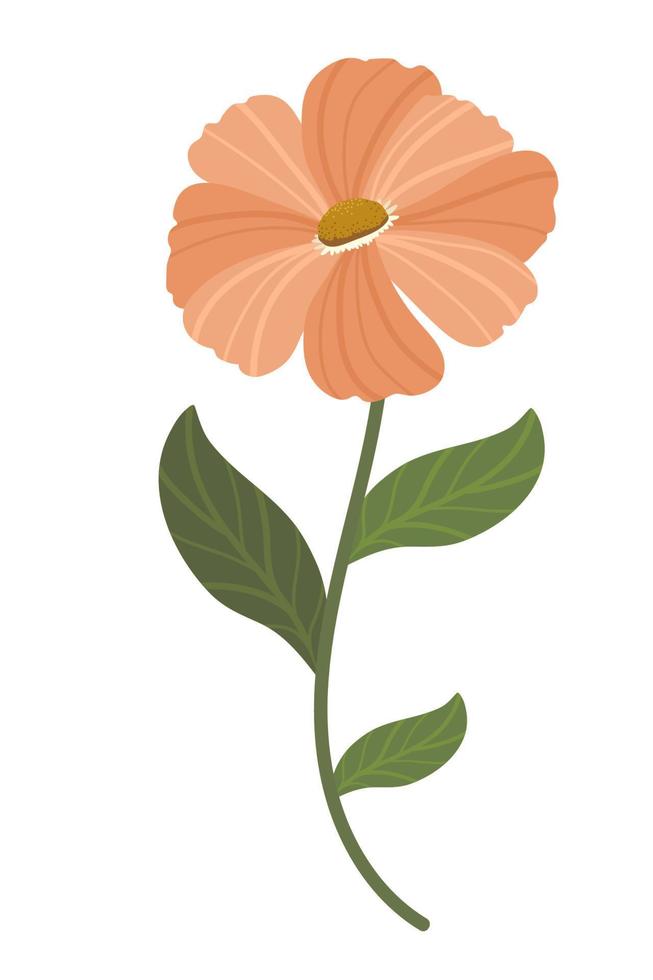 linda flor naturaleza vector