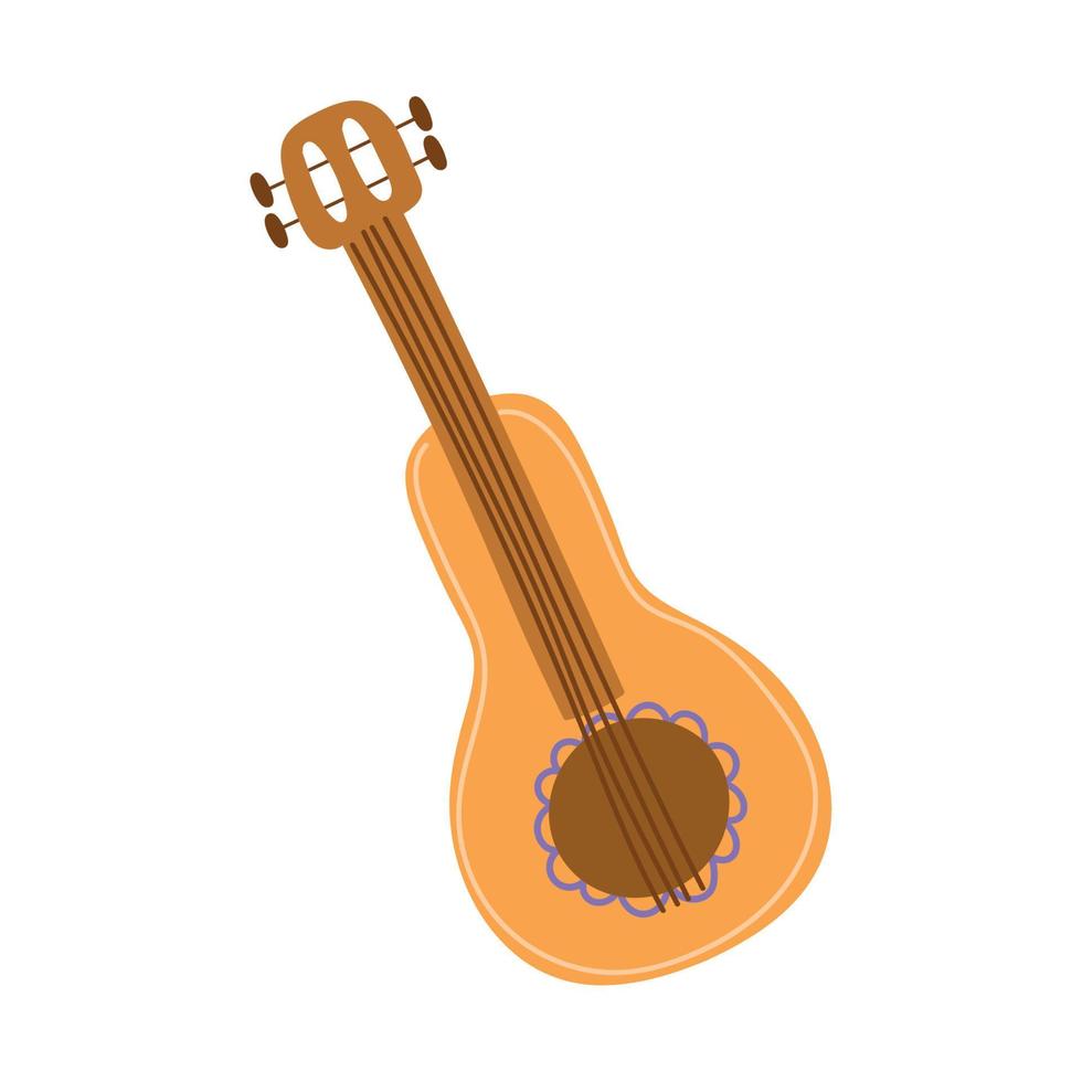 guitar instrument icon vector