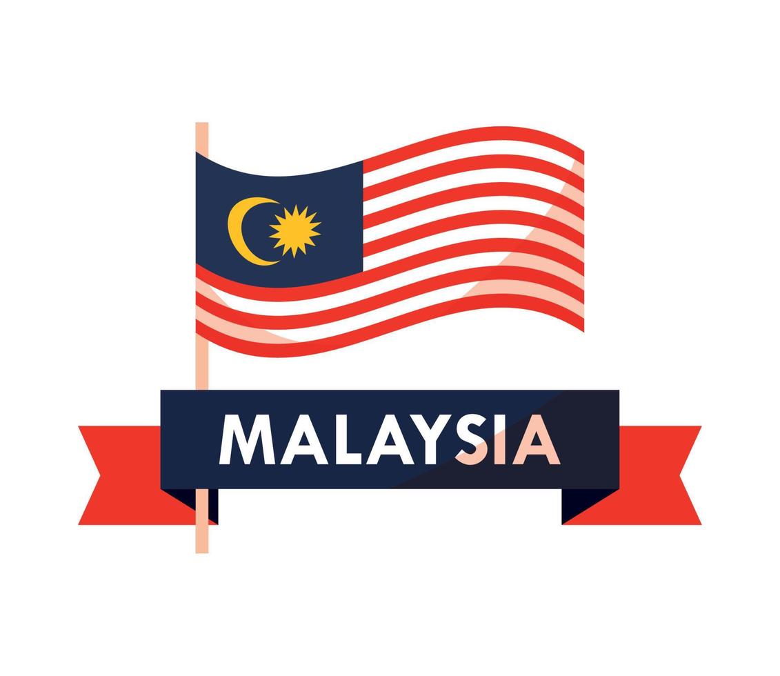 malaysia festive independence day vector
