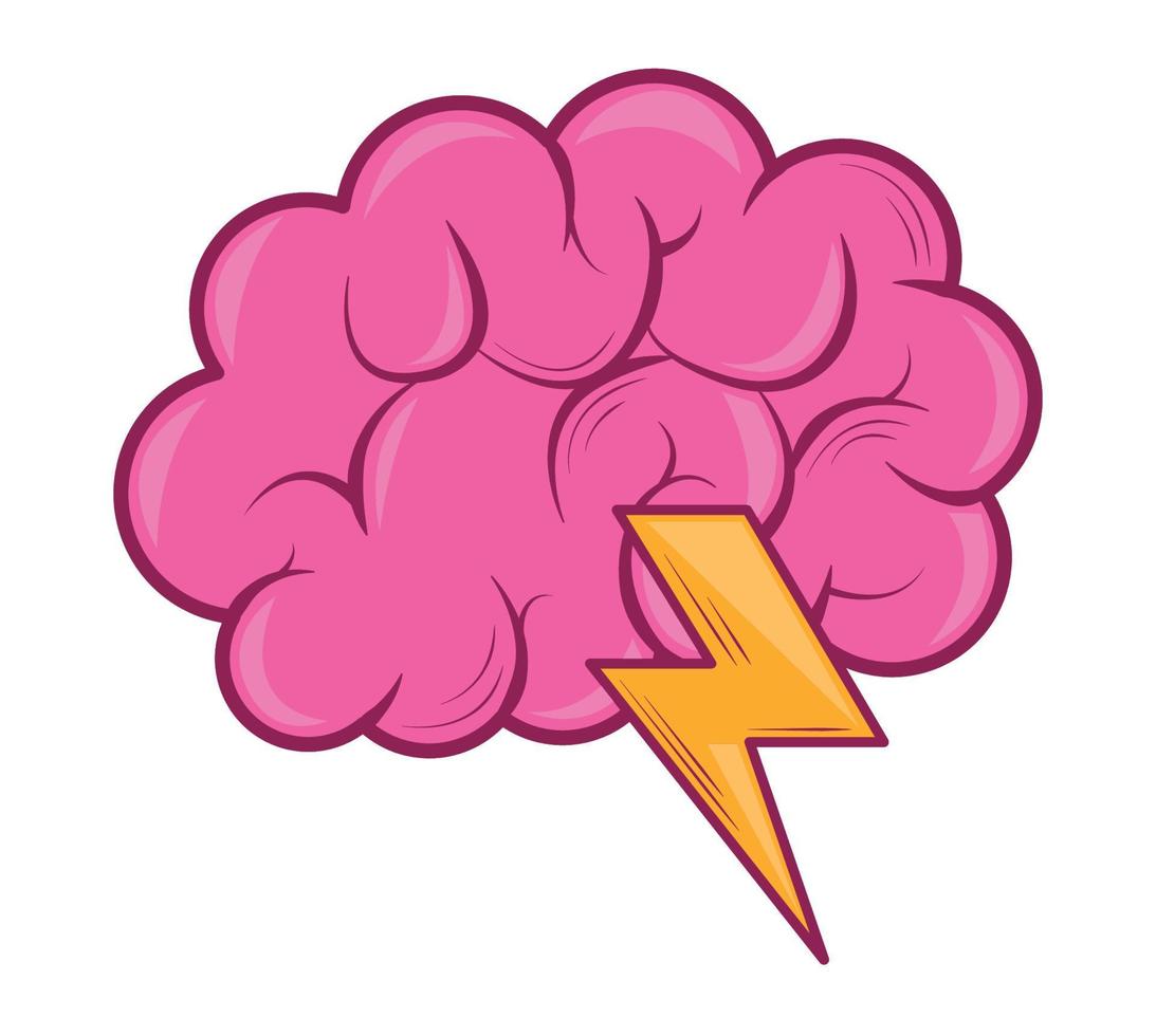 brain idea brainstorm vector