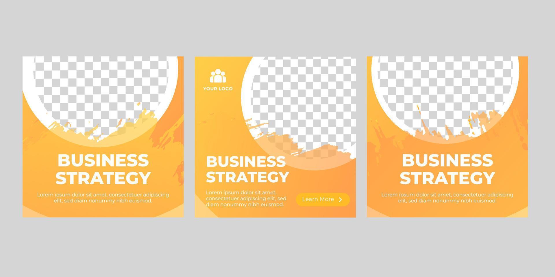 Business Social Media Template vector