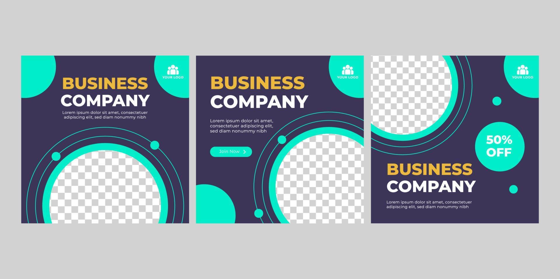 Business Social Media Template vector