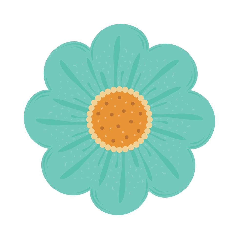 flower cute cartoon vector