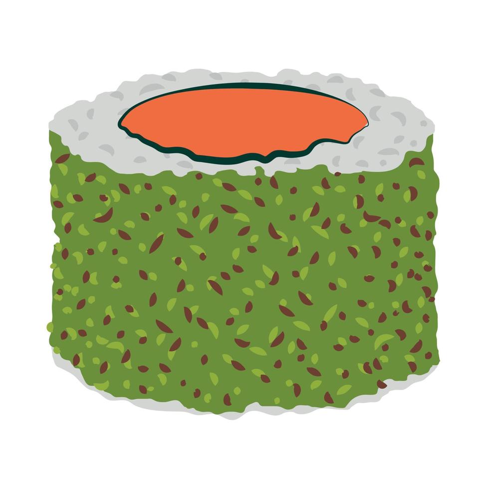 sushi comida gourmet vector