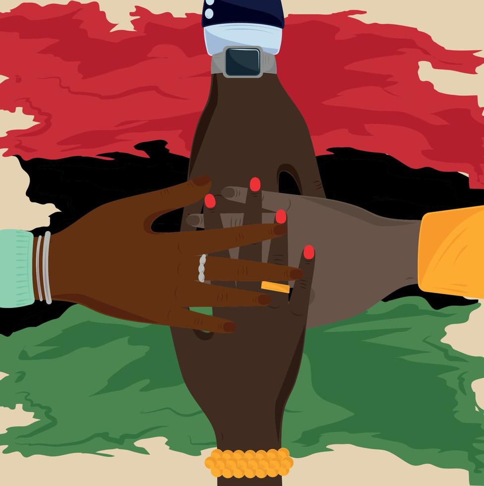 juneteenth freedom celebration vector