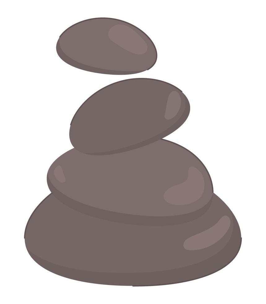 hot stones icon vector