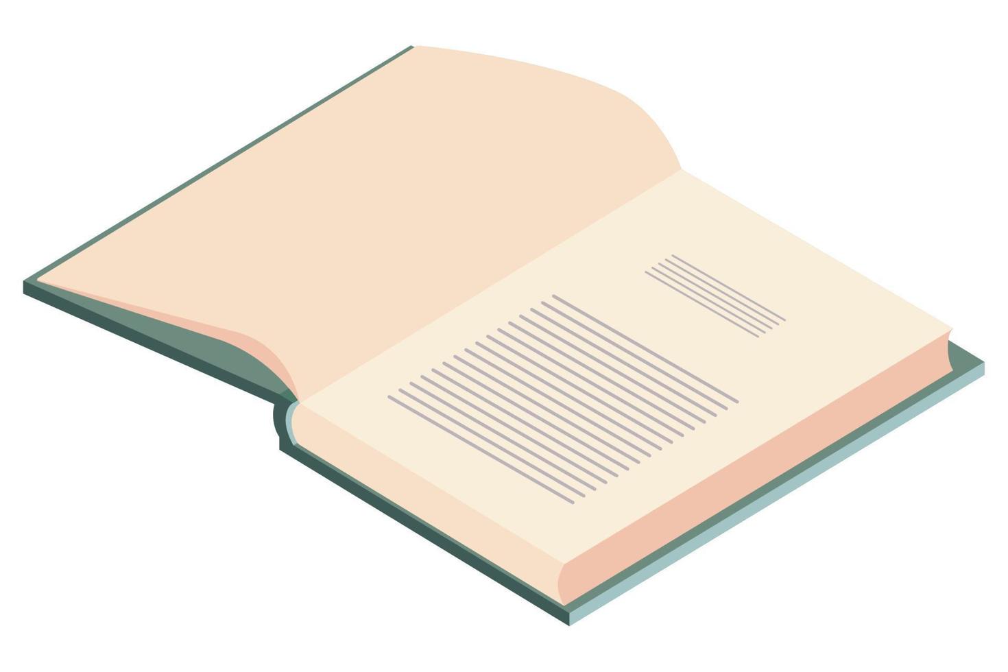 open book icon vector