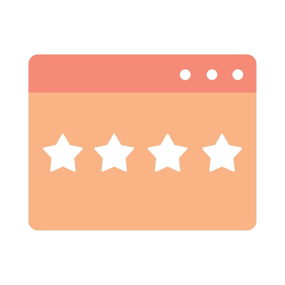 website stars rating vector