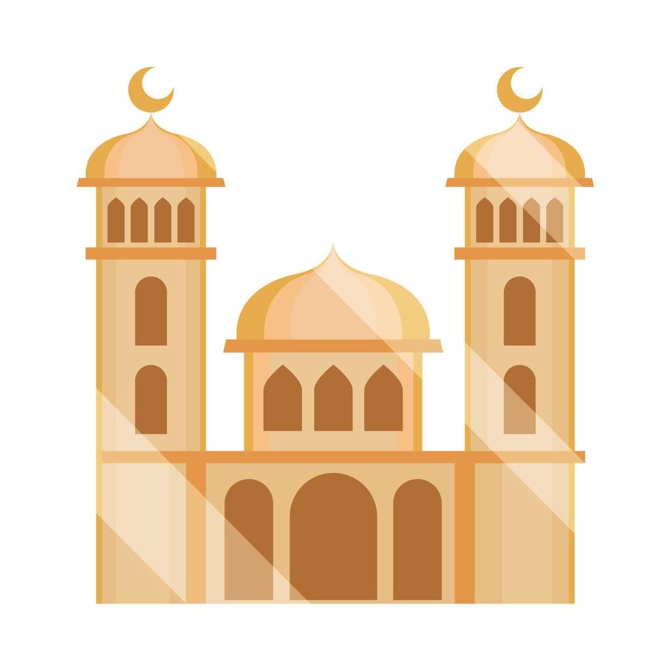 arabic temple icon vector