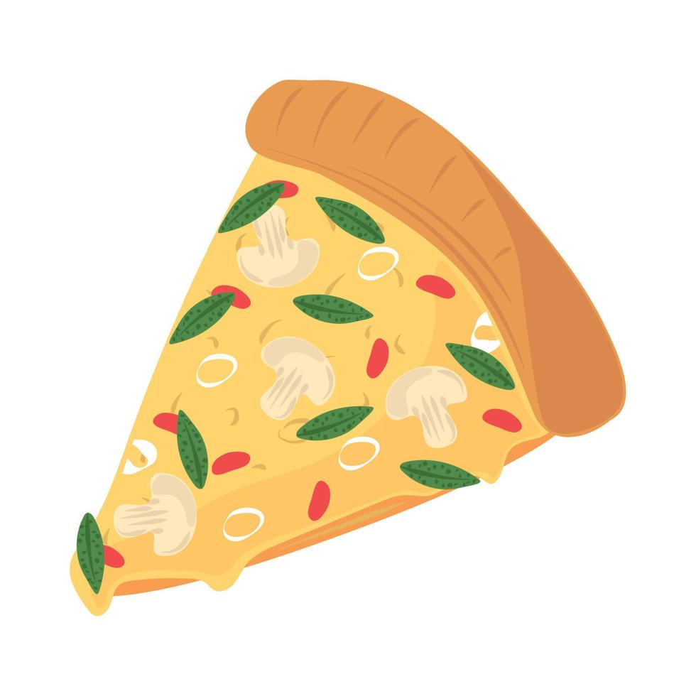 pizza fast food vector