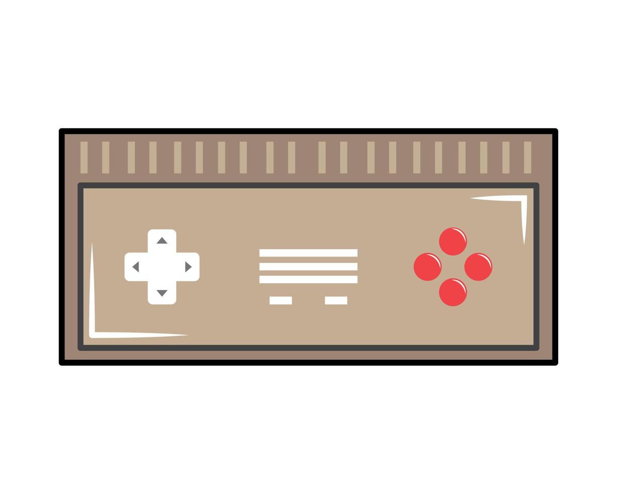 classic control video game vector