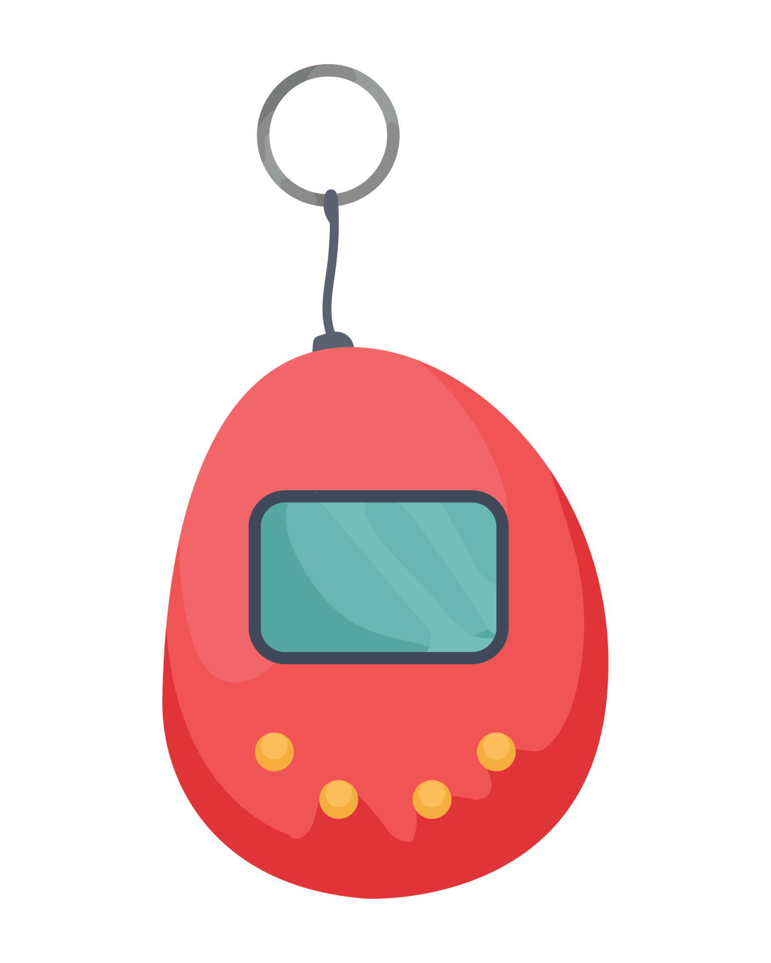 red digital pet 10426657 Vector Art at Vecteezy