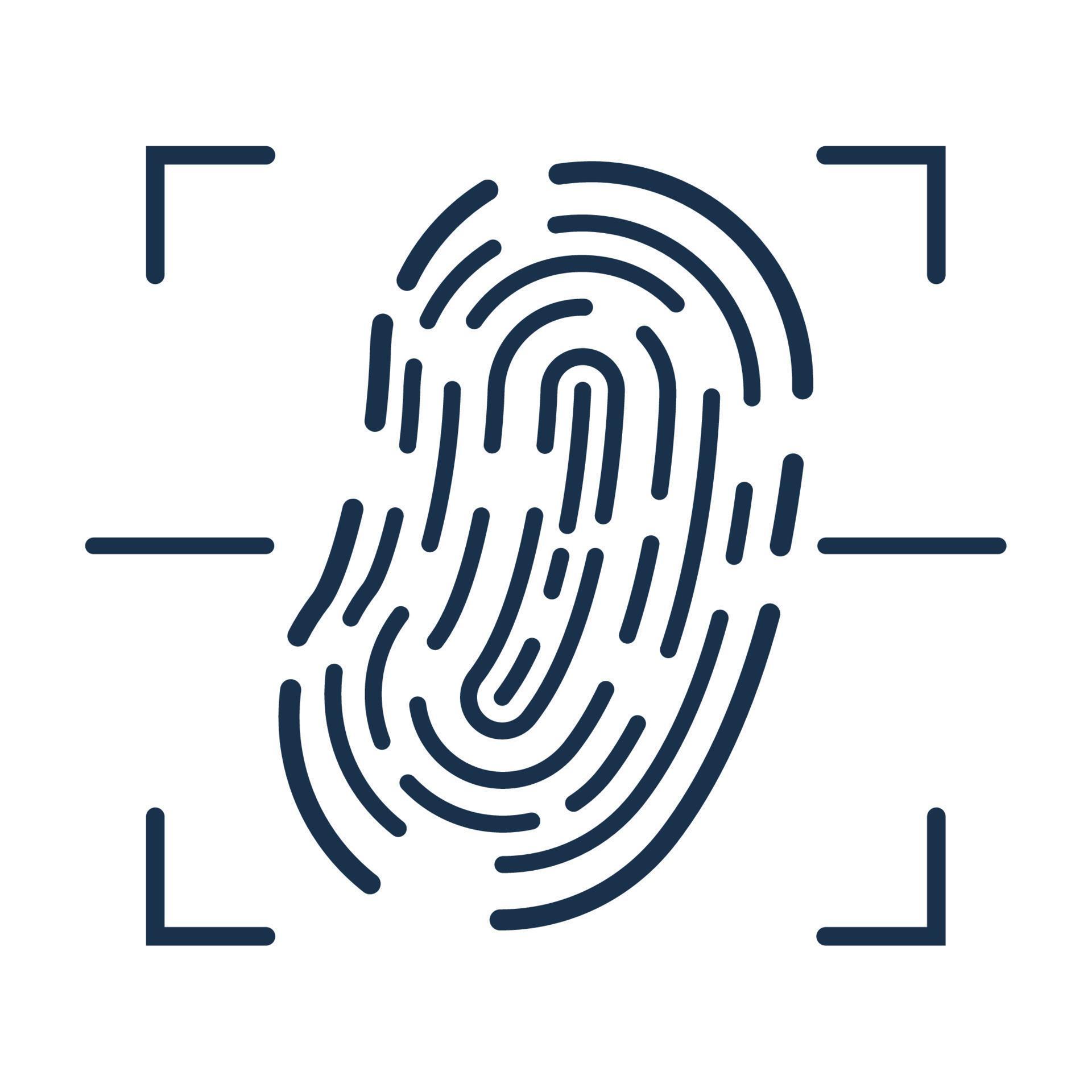 fingerprint and target 10426672 Vector Art at Vecteezy