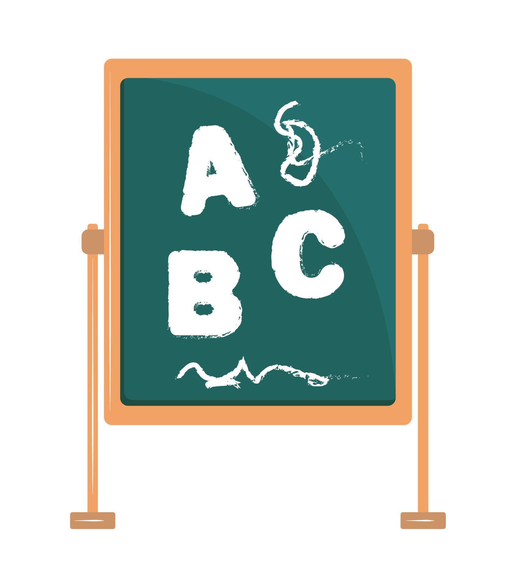 chalkboard with alphabet 10426705 Vector Art at Vecteezy