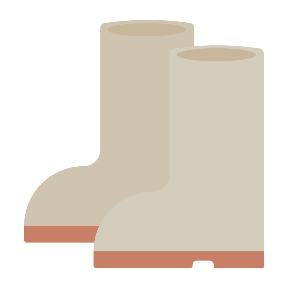 gardening gumboots tool vector