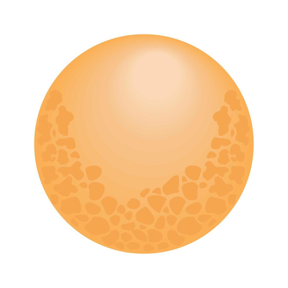 yellow autumn fullmoon vector