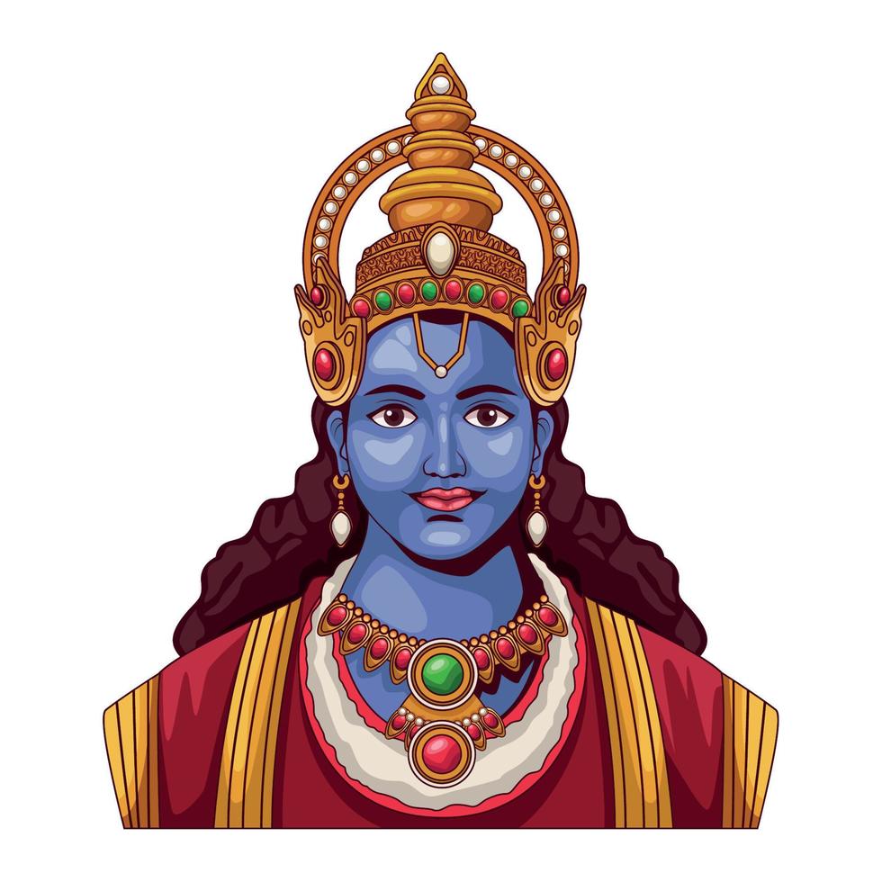 lord rama god vector