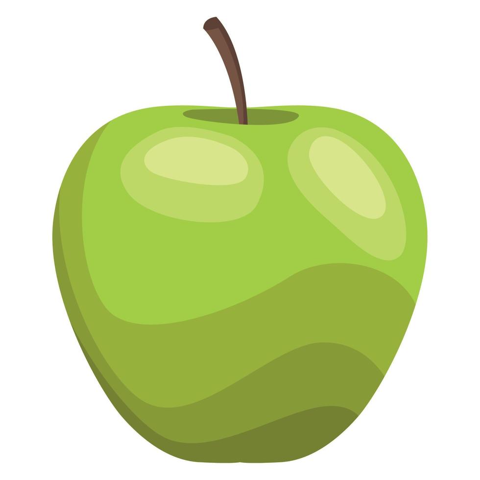 fruta fresca de manzana vector