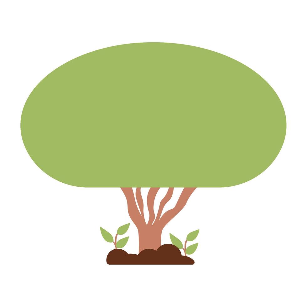 tree plant nature vector