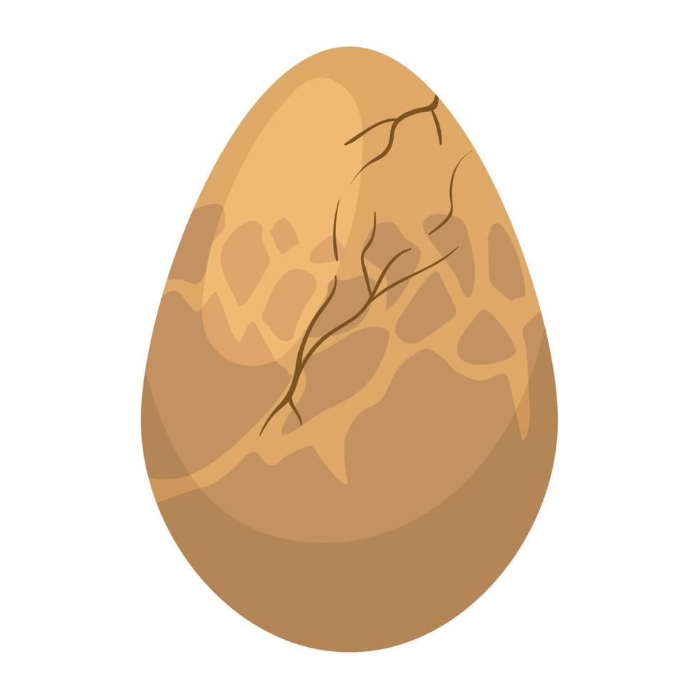 prehistoric egg antique vector