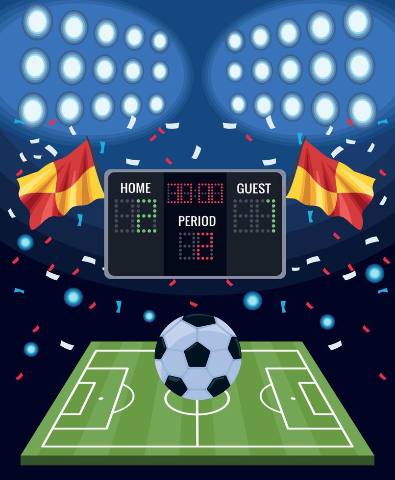 football soccer sport tournament vector