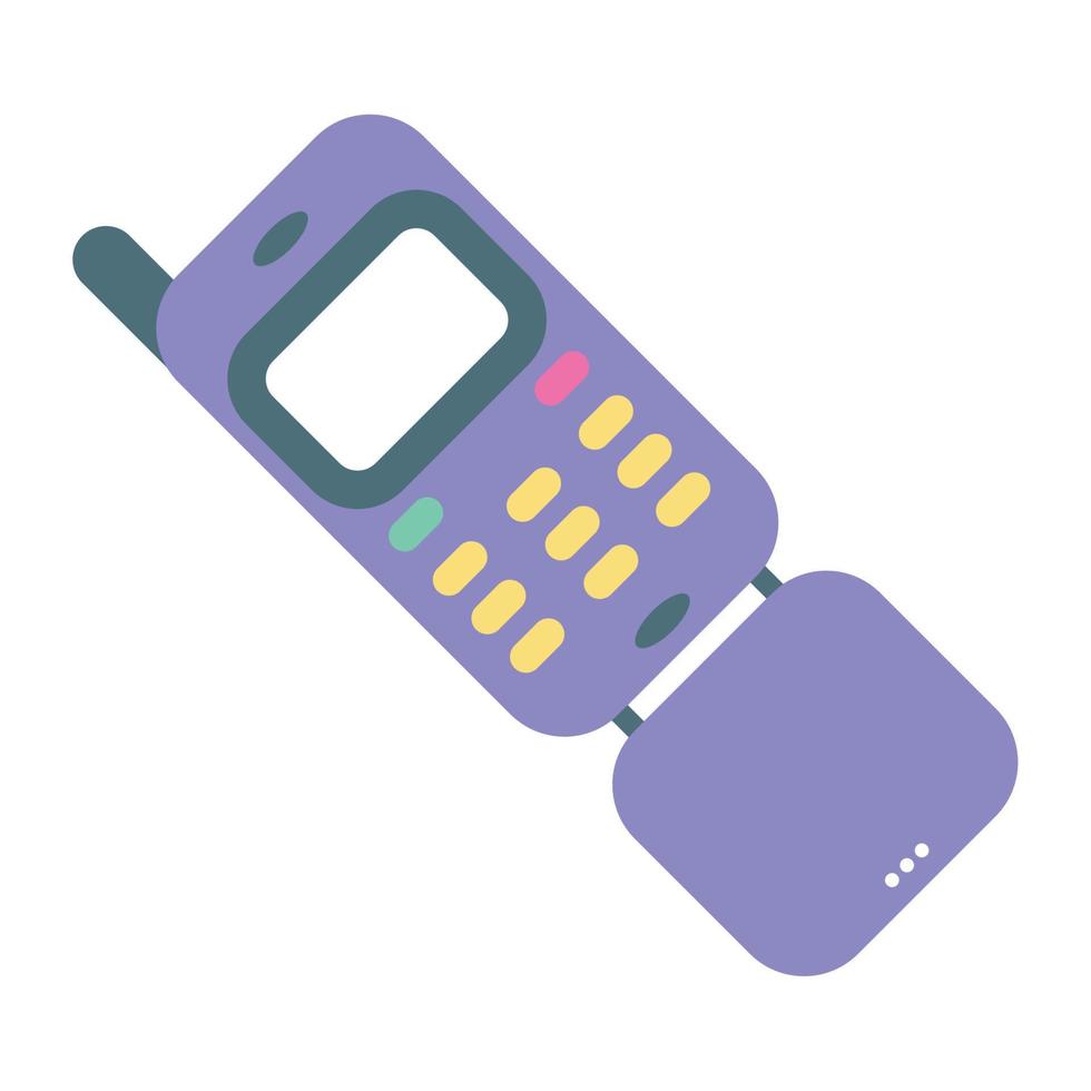 cellphone nineties style vector