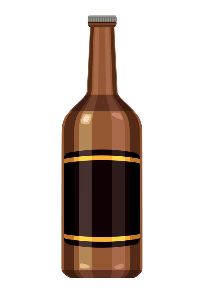 beer bottle drink product vector