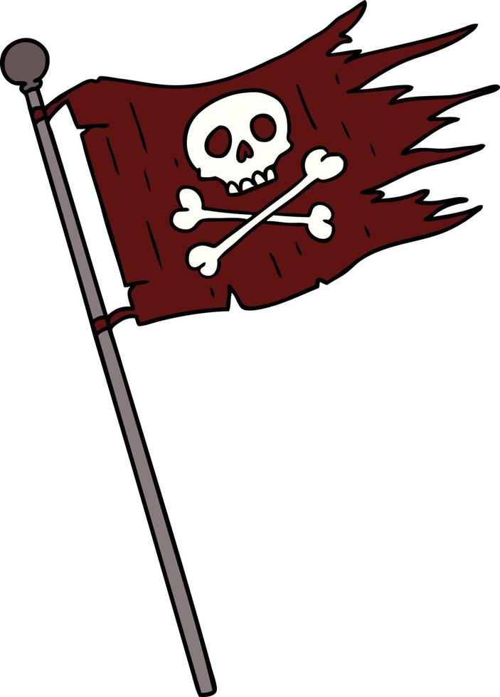 cartoon doodle of a pirates flag 10432078 Vector Art at Vecteezy