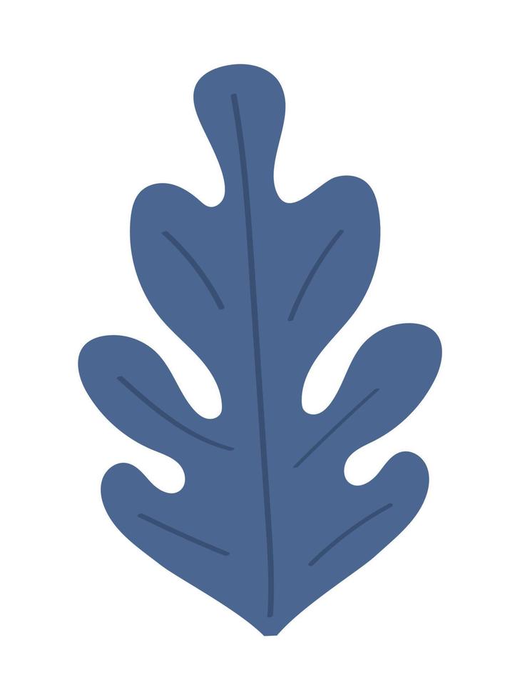 blue leaf plant foliage vector