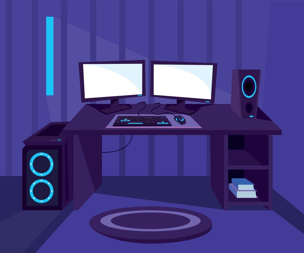 video game room vector