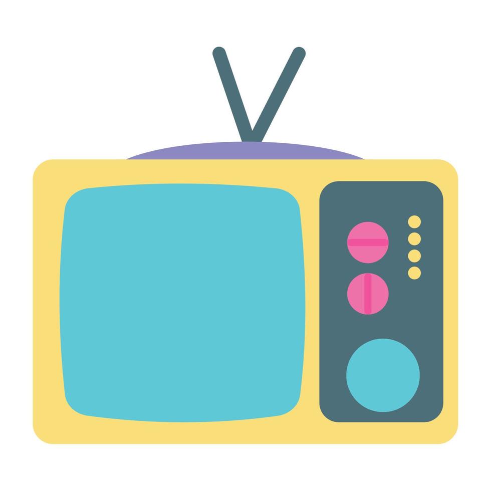 tv nineties style vector