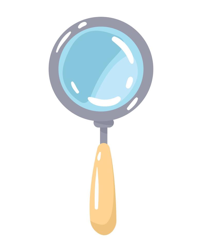 magnifying glass tool vector